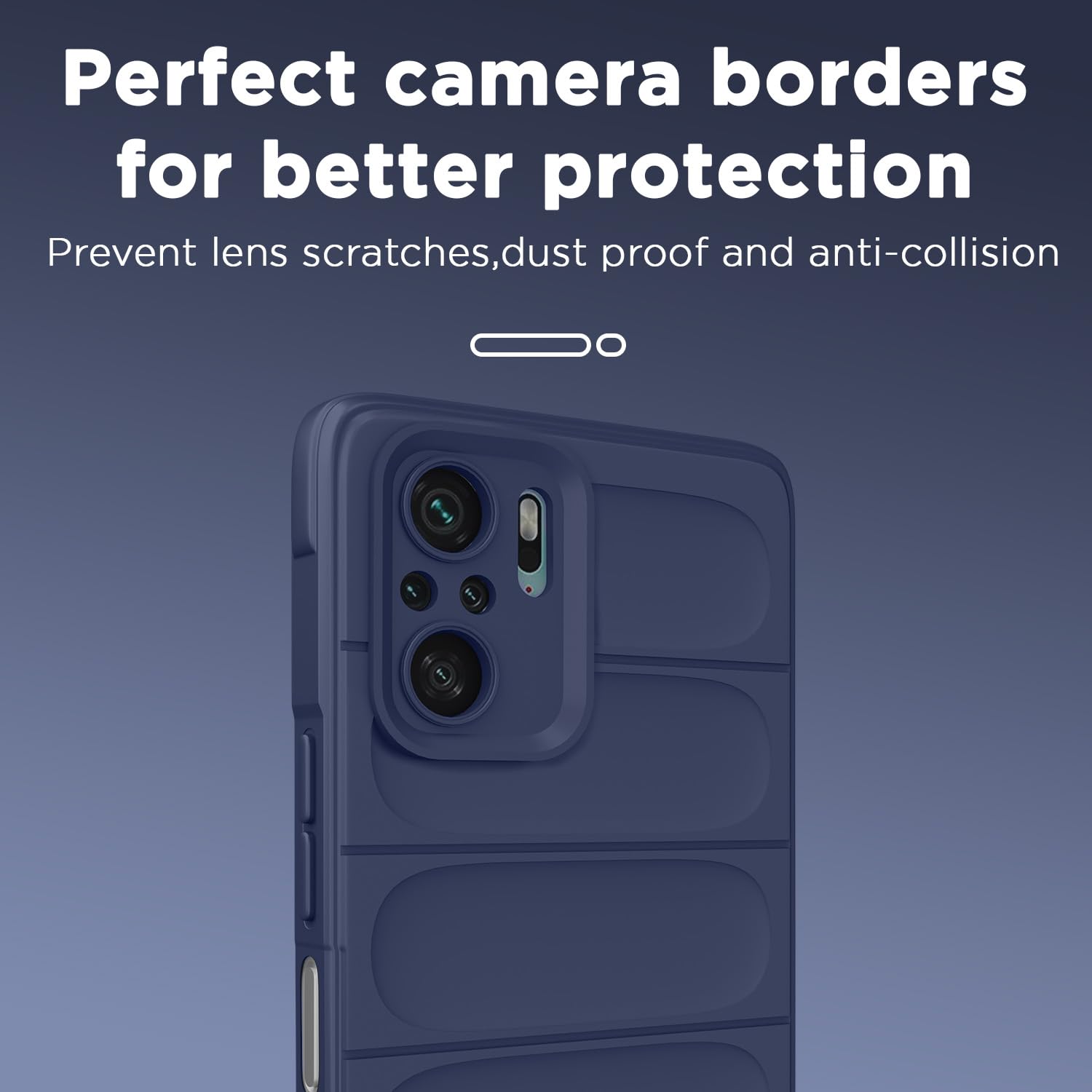 Pikkme blue Liquid Silicone mobile cover for Redmi Note 10 4G/Note 10S – photo 7