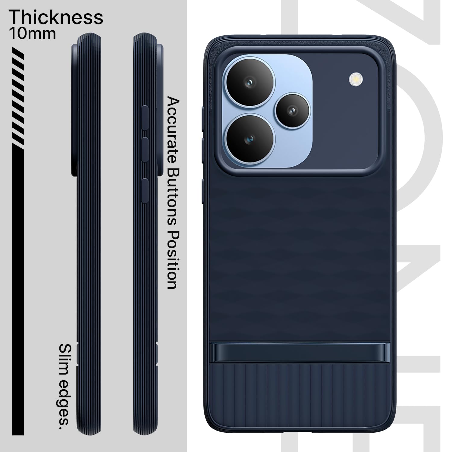 Realme P4 5G mobile cover in blue by Pikkme – photo 3