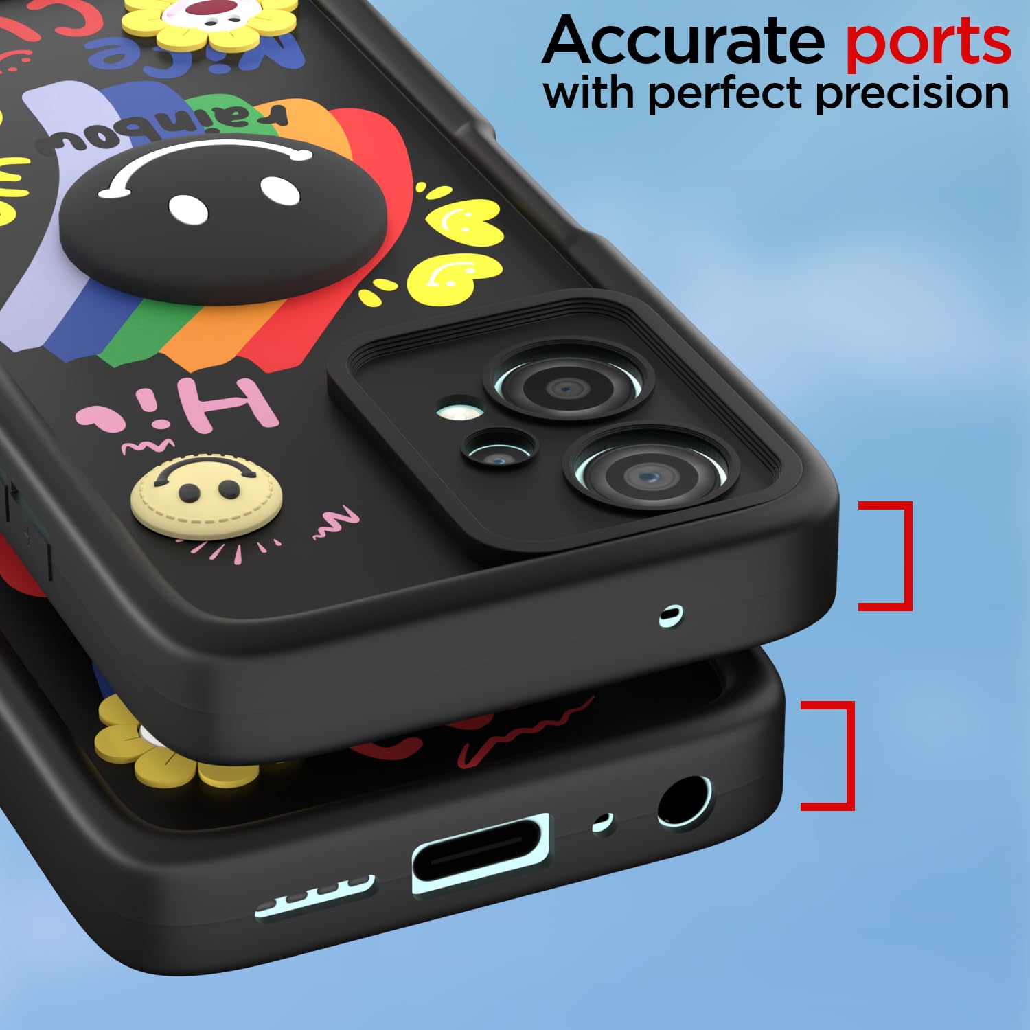 Pikkme OnePlus Nord CE 2 Lite 5G black back cover – photo 4