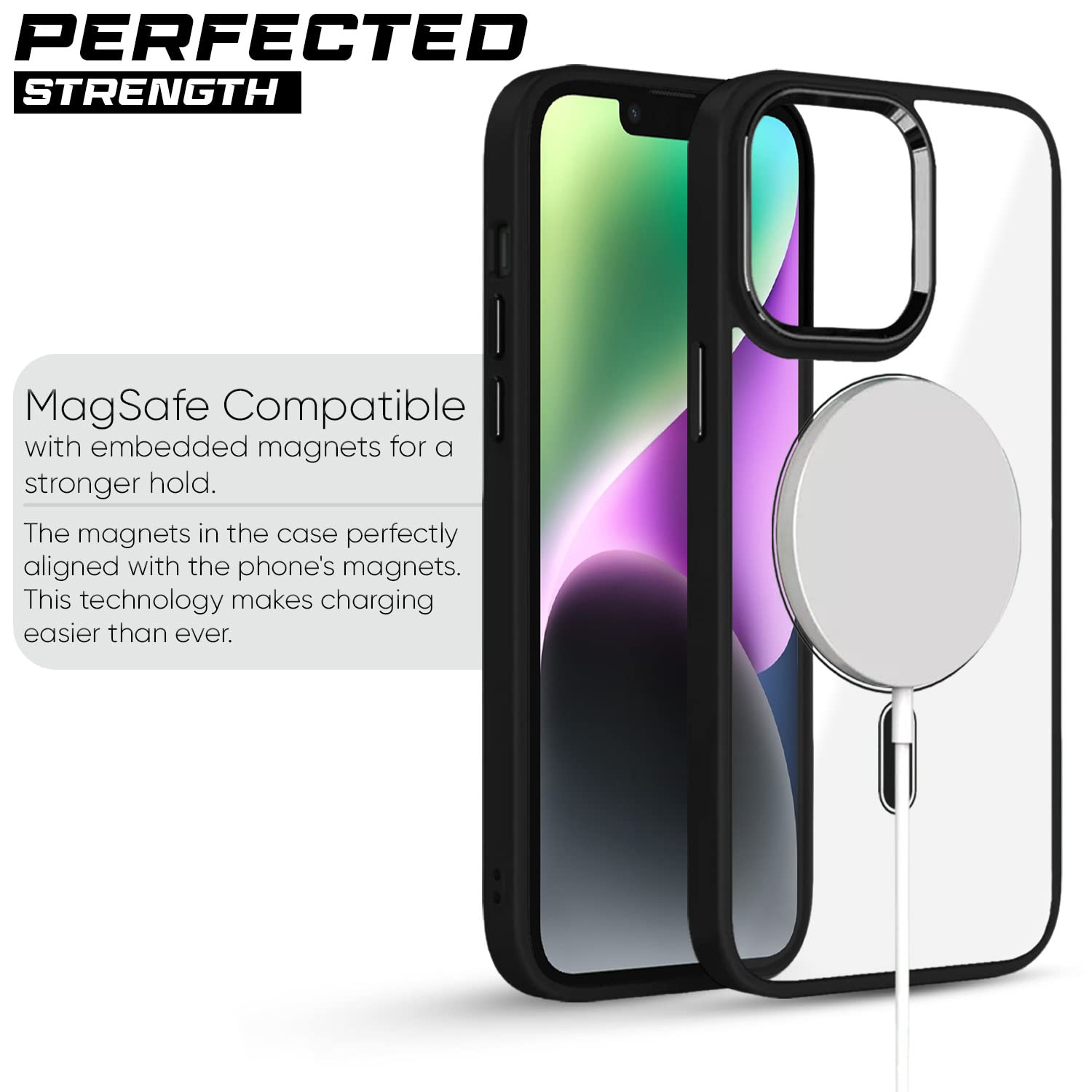 iPhone 14 Carbon mobile back cover in black by Pikkme – photo 5