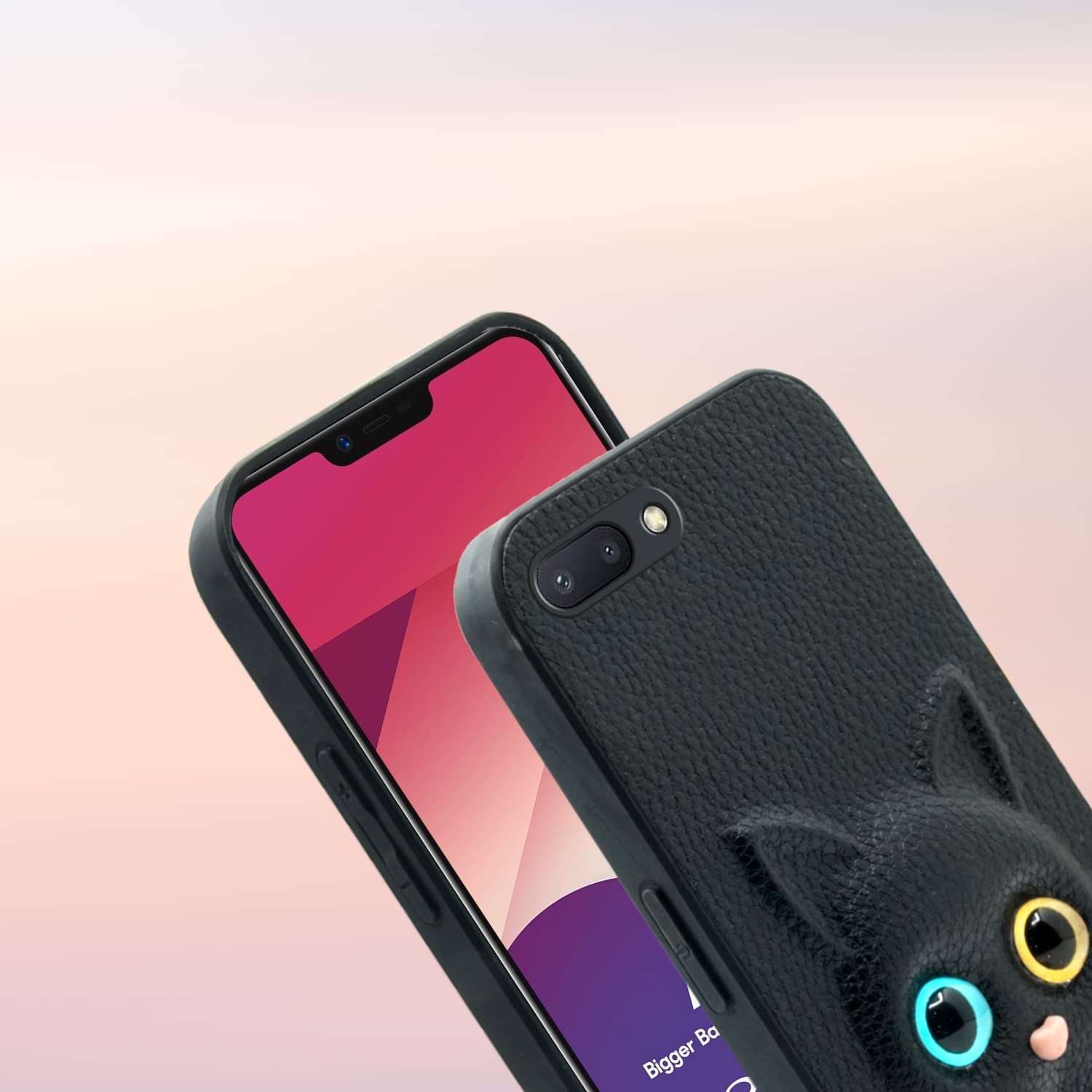 Oppo A3s/Realme C1 phone cover in black by Pikkme – photo 6