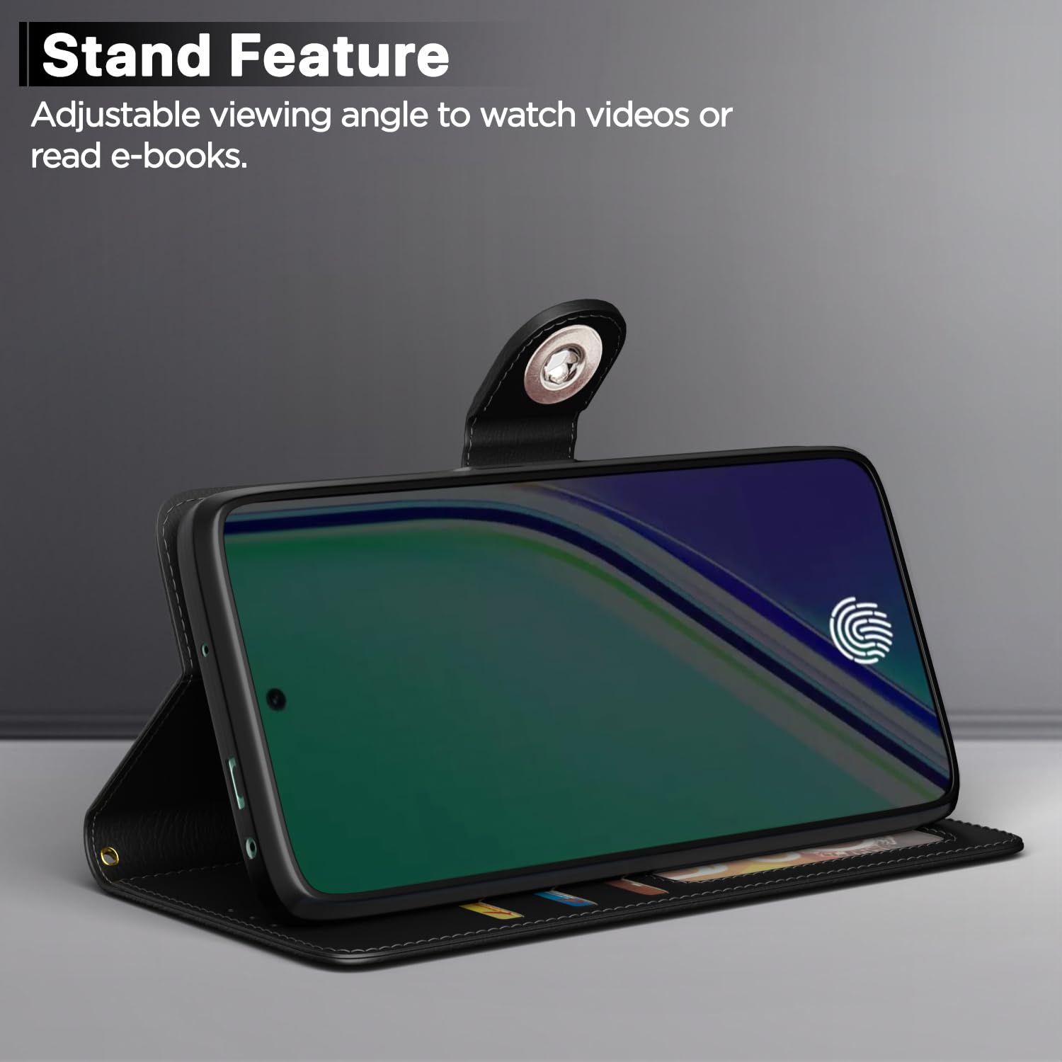 Pikkme black Button flip case for Realme 14 Pro Plus 5G – photo 3