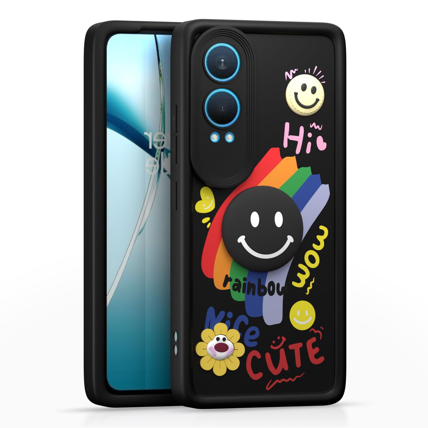 Pikkme OnePlus Nord CE 4 Lite 5G Soft Silicone black back cover