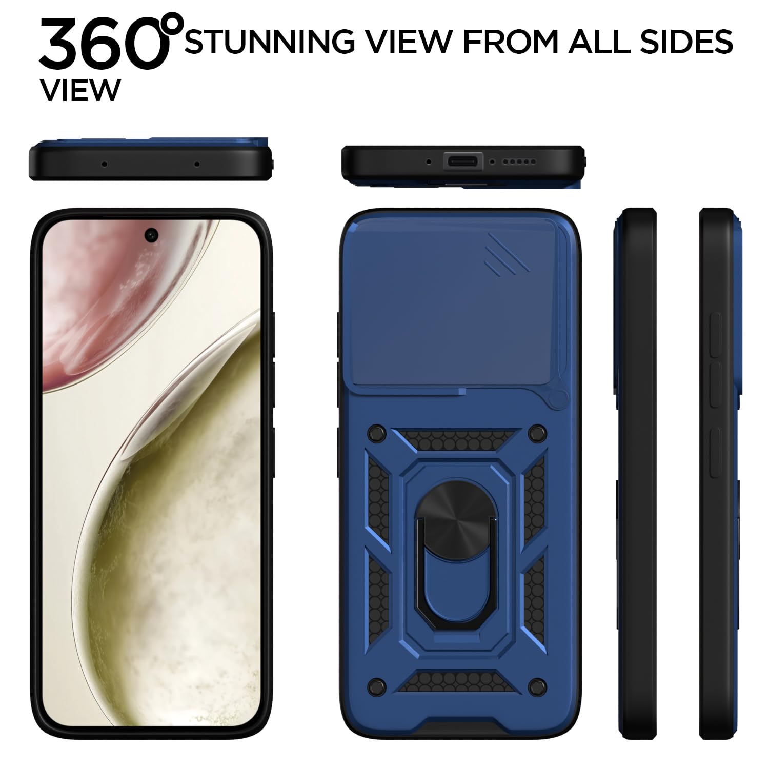 Pikkme Vivo V60/V60e/T4 Pro 5G blue back cover – photo 5