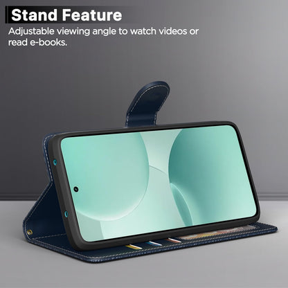 Realme P4x 5G Wallet wallet flip cover in blue by Pikkme – photo 3