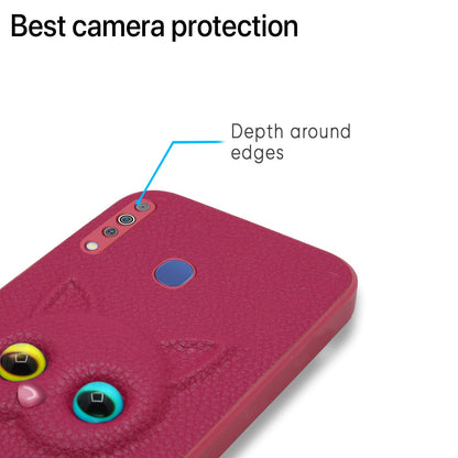 Pikkme Samsung M30 Cat pink phone cover – photo 5