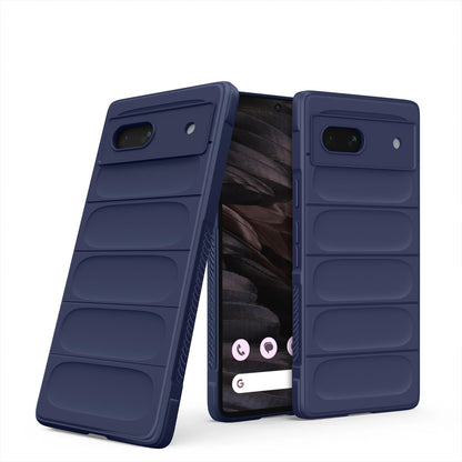 Google Pixel 7A mobile cover in blue by Pikkme