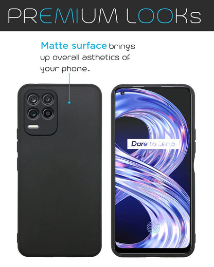 Black back cover for Realme 8/8 Pro 4G – Pikkme – photo 3