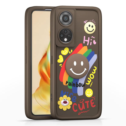 Brown mobile back cover for Oppo Reno 8T – Pikkme