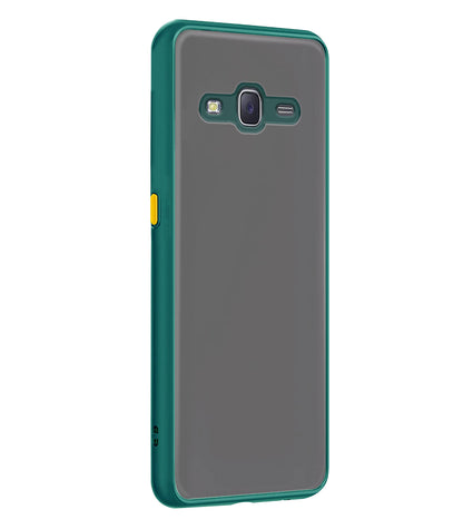 Samsung J7 2015/J7 Hybrid mobile back cover in green by Pikkme – photo 6