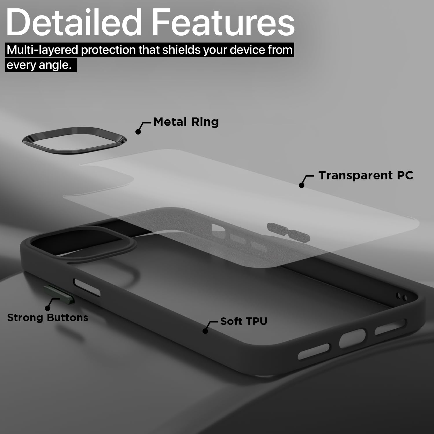 Pikkme black Chrome back cover for iPhone 12 Mini – photo 3