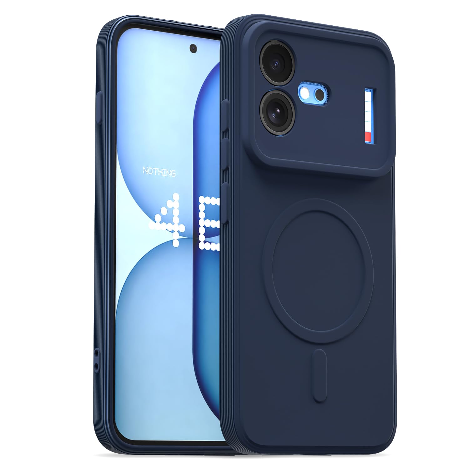 Nothing Phone 4b 5G mobile cover in blue by Pikkme