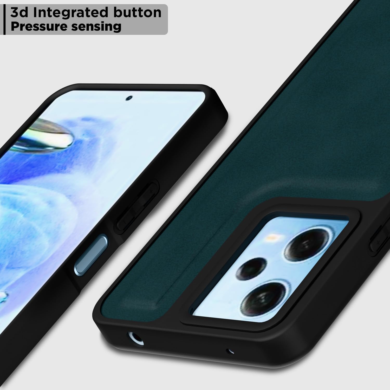 Pikkme Redmi 12/Poco M6 Pro 5G Leather green back cover – photo 6