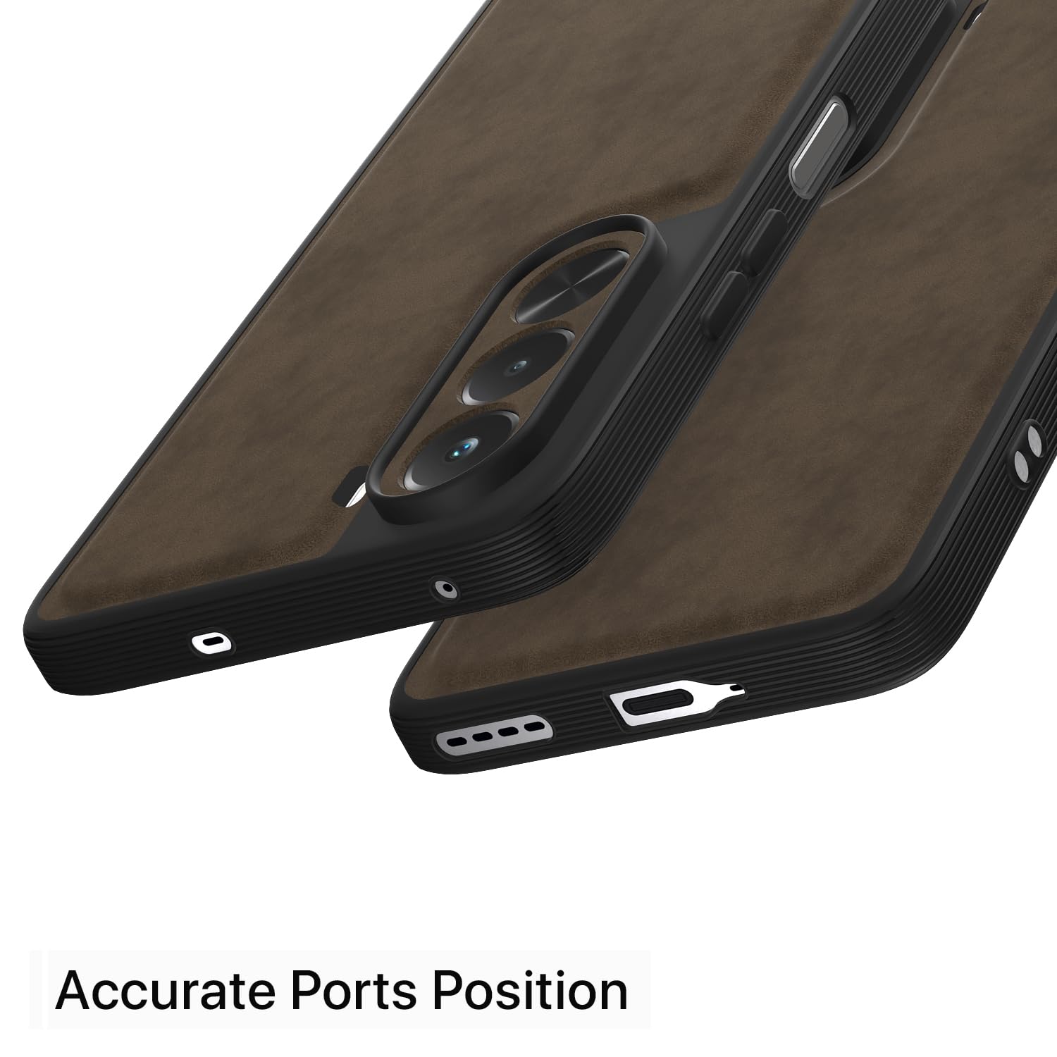 Pikkme Realme P4x 5G Leather coffee mobile back cover – photo 4