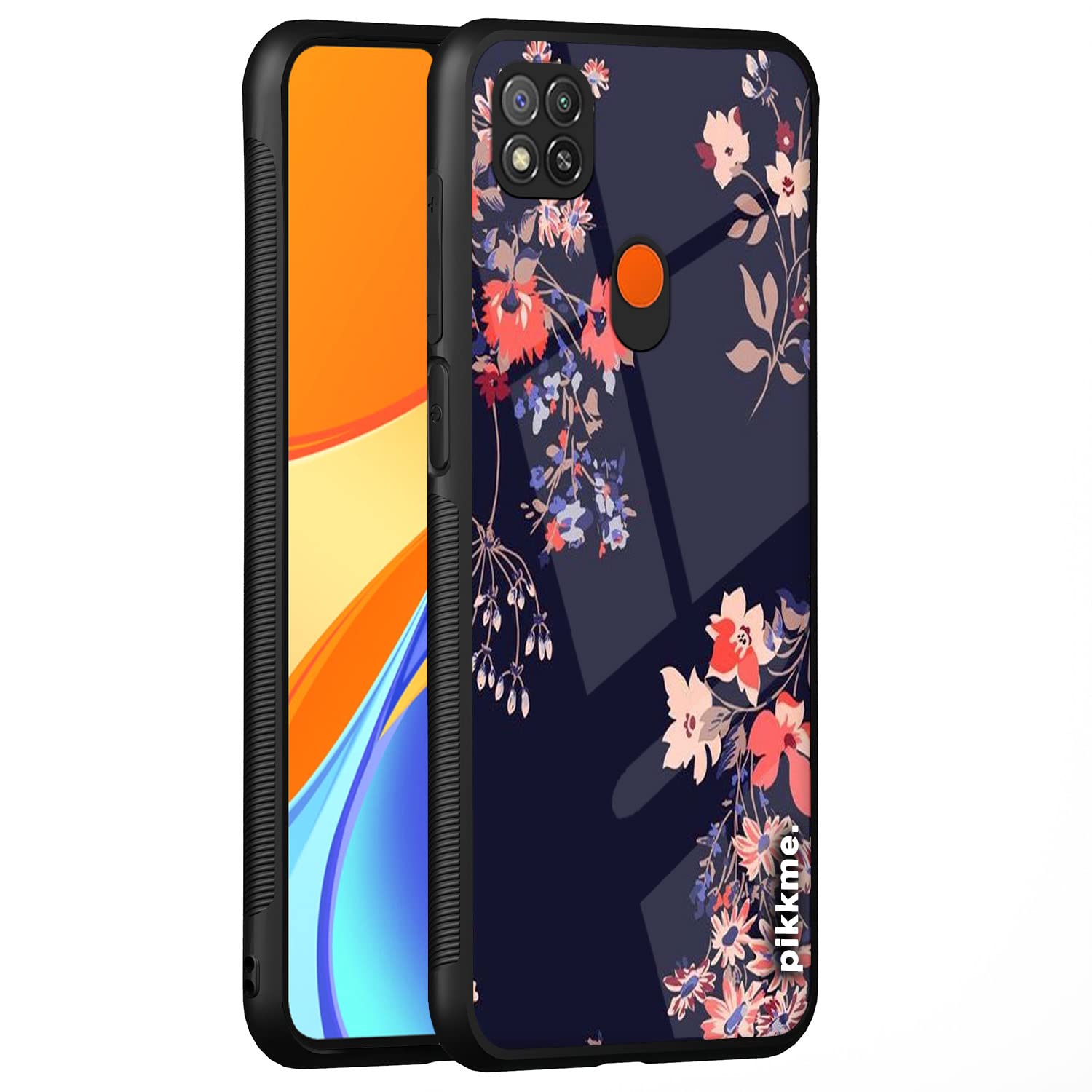 Pikkme Flower mobile back cover for Redmi 10A/9, Poco C31