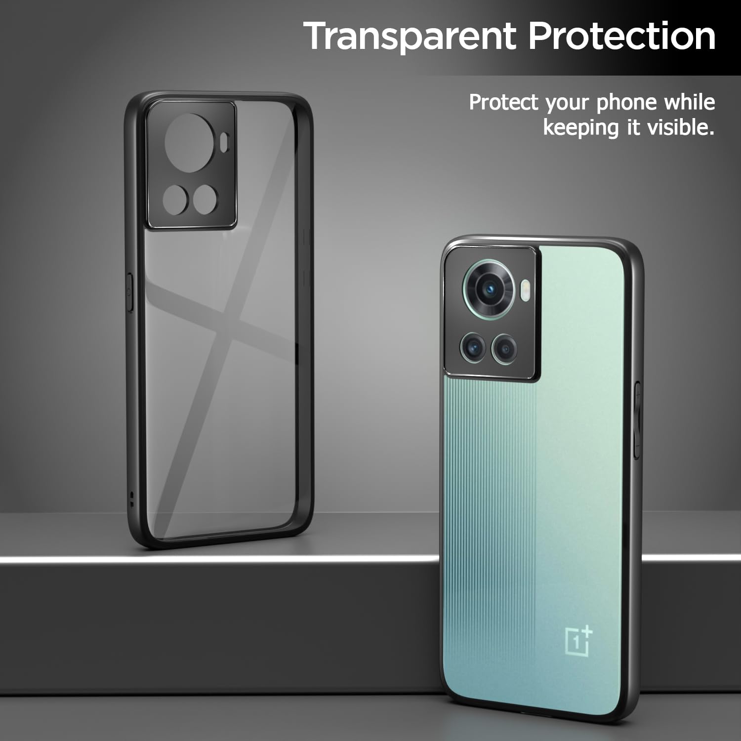 Pikkme black mobile back cover for OnePlus 10R 5G – photo 3