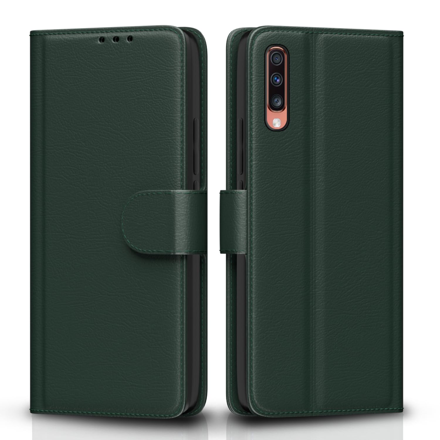 Pikkme green flip cover for Samsung A70/A70s