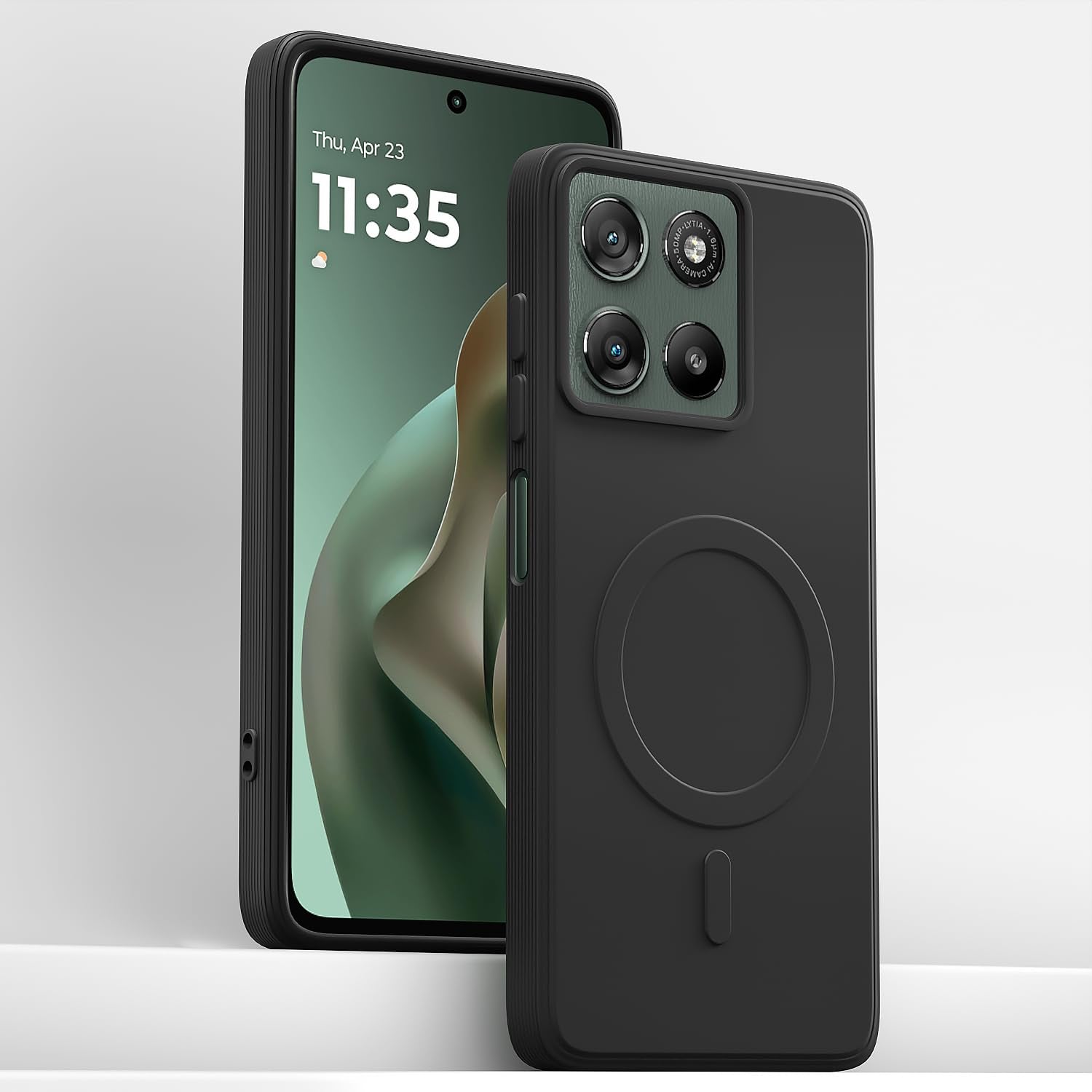Pikkme Moto G67 Power/G57 Power 5G black mobile back cover – photo 2