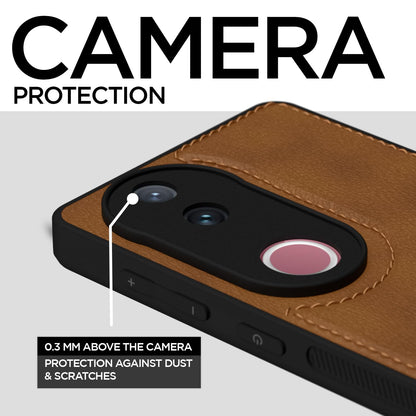 Pikkme Vivo V50 5G / V50e 5G Leather Back Case | Brown
