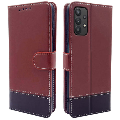 Pikkme brown & coffee flip case for Samsung M32/A32 5G