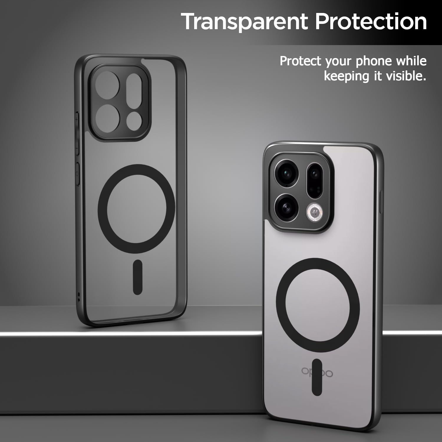Oppo Find X9 5G MagSafe back cover in black mag-safe by Pikkme – photo 3