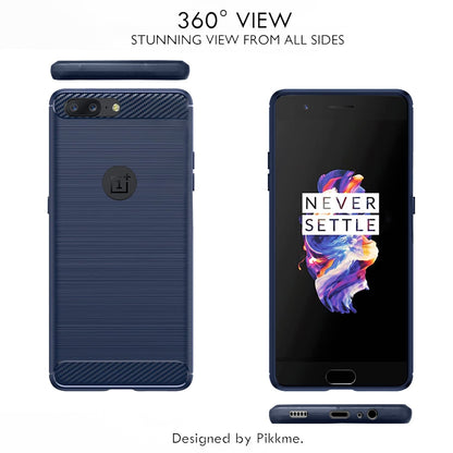 Blue Hybrid mobile cover for OnePlus 5 – Pikkme – photo 3