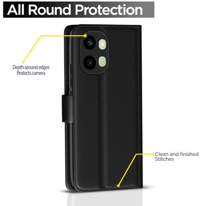 Black Wallet flip case for OnePlus 15R 5G – Pikkme – photo 4