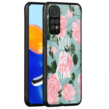 Pikkme Flower back cover for Redmi Note 11/Note 11s
