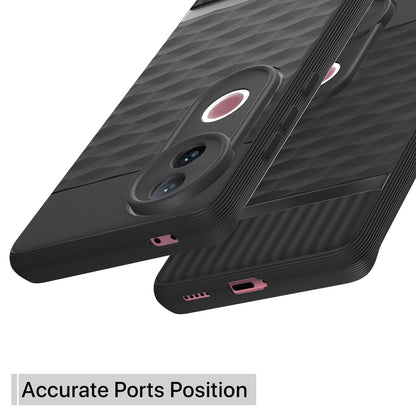 Pikkme Vivo V50 5G / V50e 5G Gencase Back cover (Black)