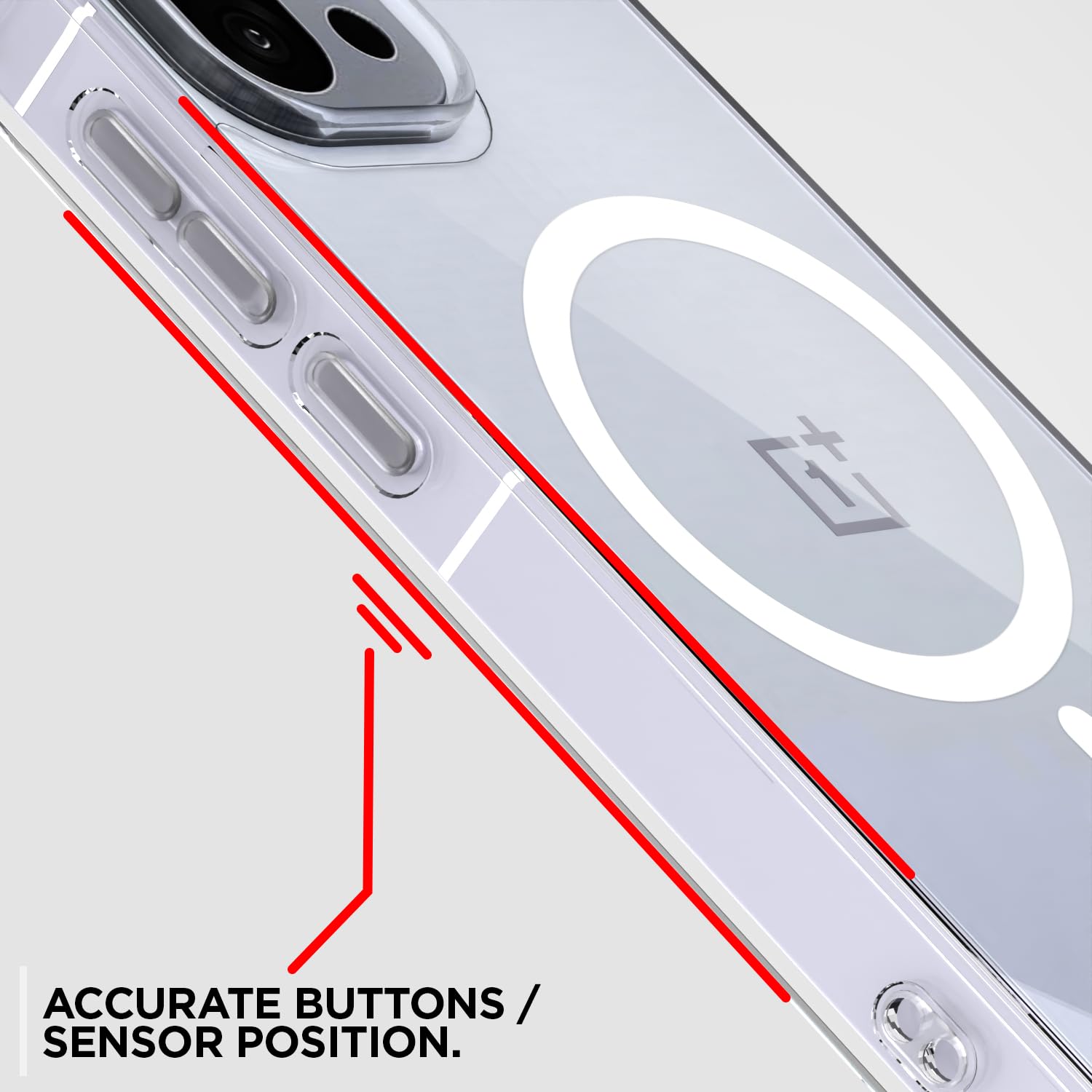 OnePlus 13S 5G back cover in transparent mag-safe by Pikkme – photo 6