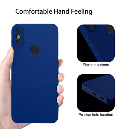 Pikkme Mi Redmi Y2 Liquid Silicone Back Cover | Blue