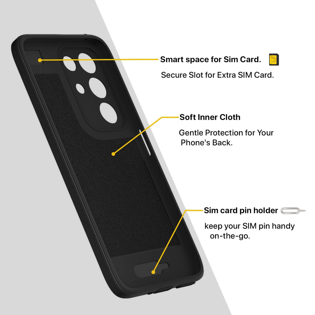 Pikkme black mobile cover for Realme Narzo 90X/C85/15X 5G – photo 6