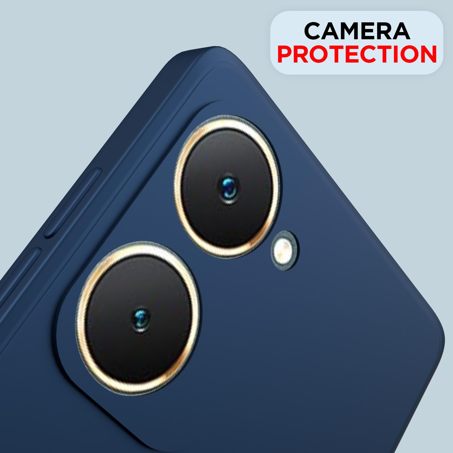 Blue Matte mobile back cover for Vivo Y03 – Pikkme – photo 5