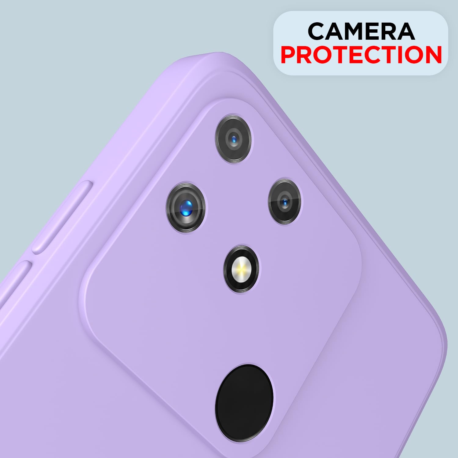 Purple Matte mobile back cover for Realme Narzo 50A – Pikkme – photo 5