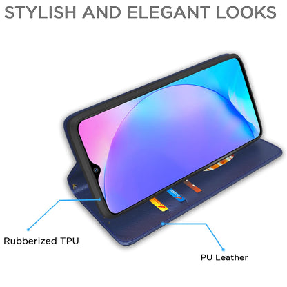 Pikkme Vivo Y12/Y15/Y17/U10 Magnetic blue wallet flip cover – photo 5