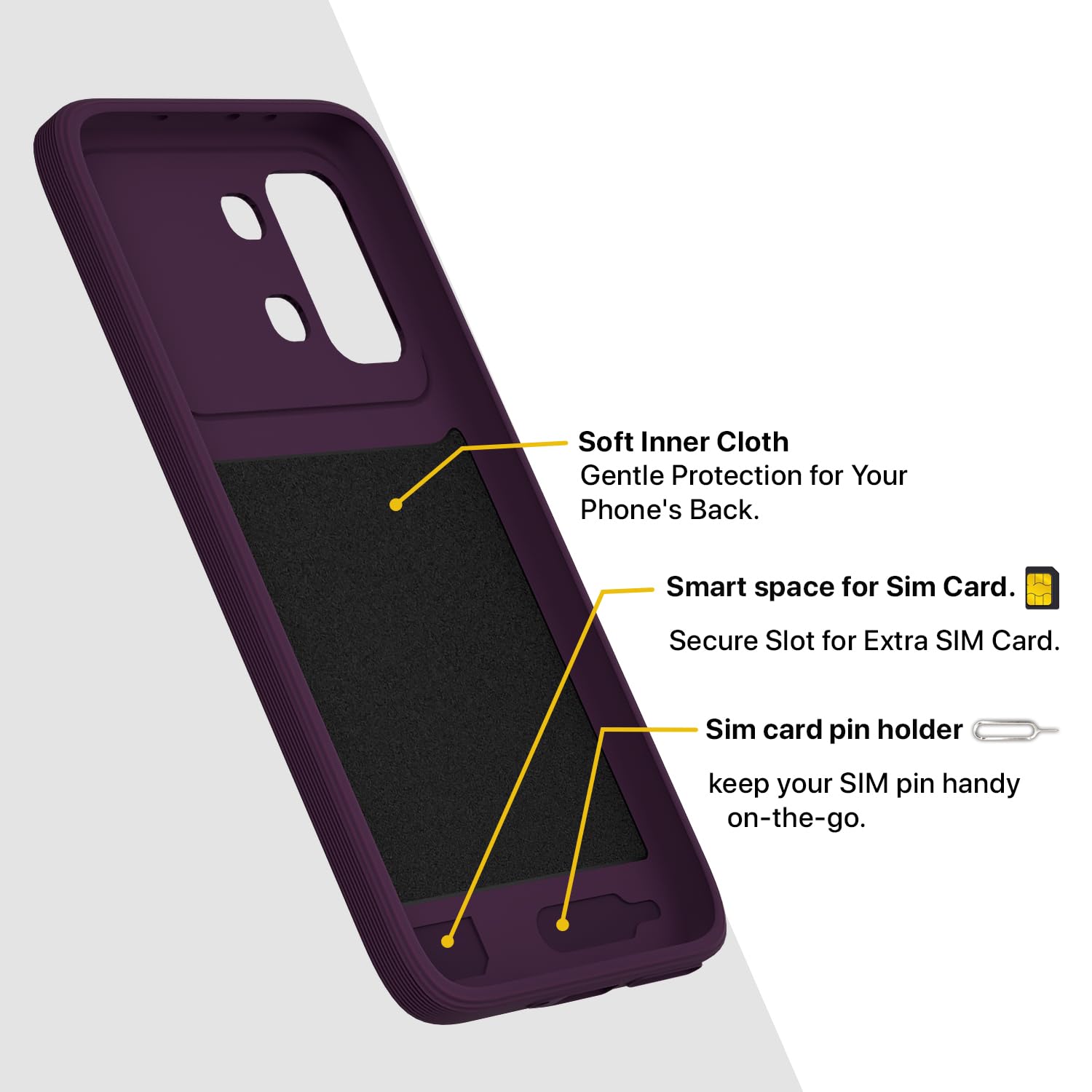 Infinix Note Edge 5G MagSafe mobile back cover in purple by Pikkme – photo 6
