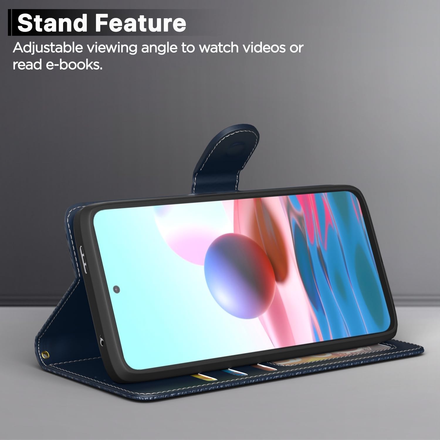 Blue flip case for Redmi Note 10/10s/11 SE – Pikkme – photo 3