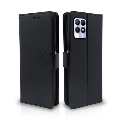 Realme Narzo 50/8i 4G Wallet wallet flip cover in black by Pikkme