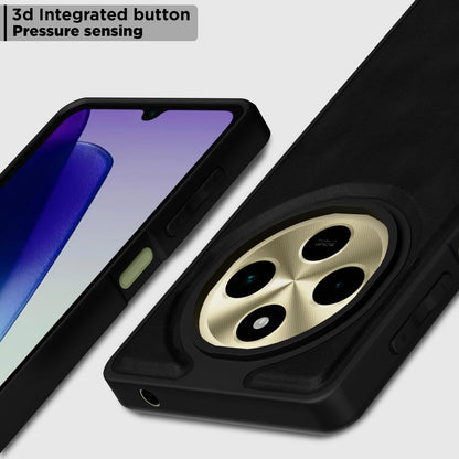 Black Leather mobile cover for Redmi A4/14C/Poco C75 5G – Pikkme – photo 6
