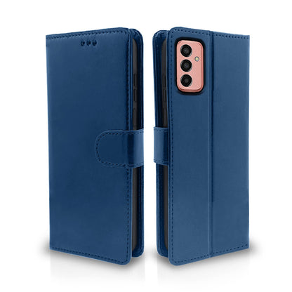 Samsung Galaxy F13  Vintage Flip Cover (Blue)