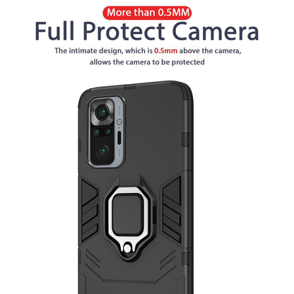 Pikkme Redmi Note 10 Pro/Note 10 Pro Max D5 Tough Armor Back Cover | Black
