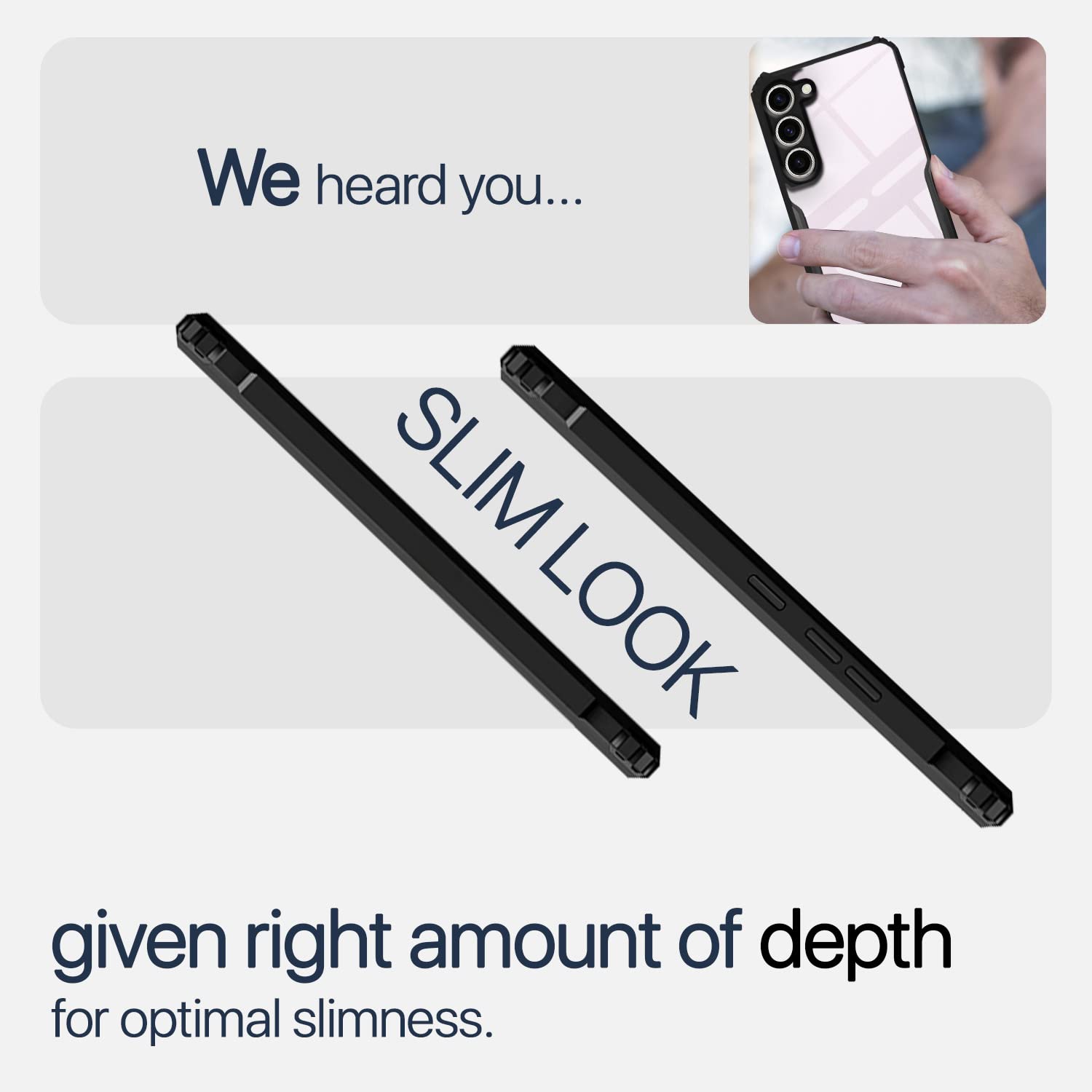 Black Hybrid mobile cover for Samsung S23 5G – Pikkme – photo 7