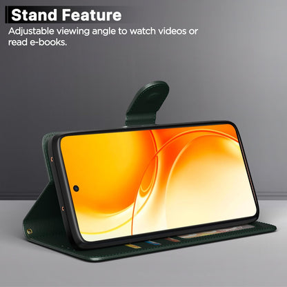 Pikkme Realme P4 Power 5G green flip case – photo 3