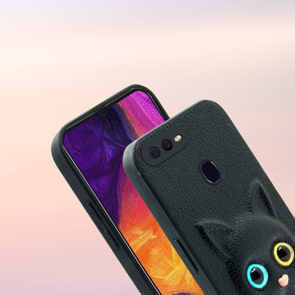 Pikkme Oppo F9 Pro/Realme 2 Pro/Realme U1 Cat black phone cover – photo 6