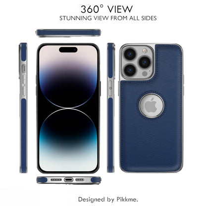 iPhone 14 Pro Max mobile cover in chrome blue by Pikkme – photo 3