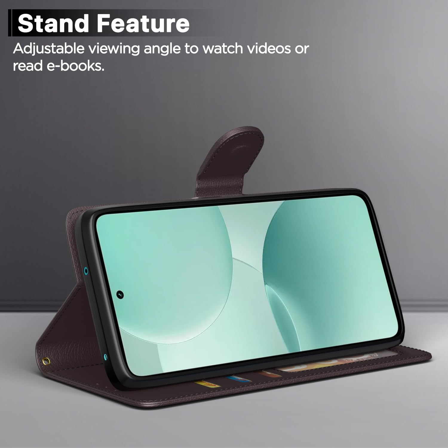 Coffee Wallet flip cover for Realme P4x 5G – Pikkme – photo 3