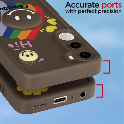 Poco M7 Plus 5G mobile cover in brown by Pikkme – photo 4