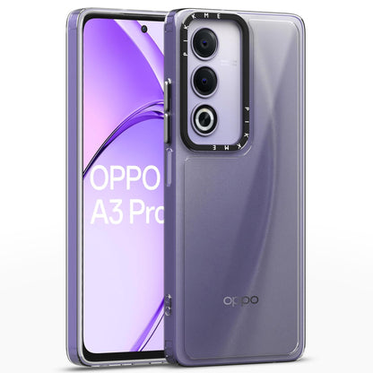 Pikkme Oppo A3 Pro 5G Transring Back Cover (Black)