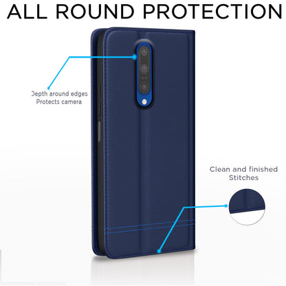 Pikkme blue Magnetic mobile flip cover for OnePlus 7 Pro – photo 4