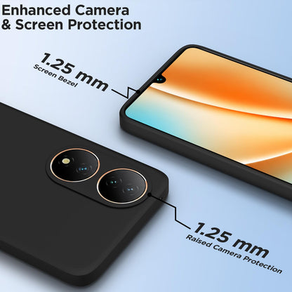 Vivo Y100 5G Matte phone cover in black by Pikkme – photo 2